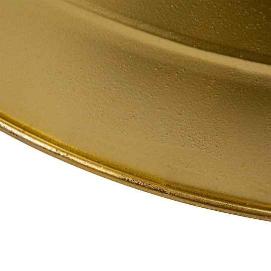 Glitzhome® 22" Gold Metal Tree Collar 7 Glitzhome® 22" Gold Metal Tree Collar - Image 5