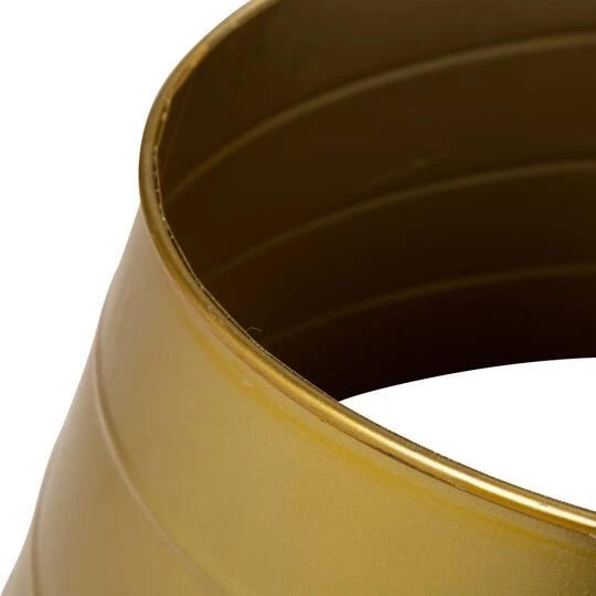 Glitzhome® 22" Gold Metal Tree Collar 9 Glitzhome® 22" Gold Metal Tree Collar - Image 7