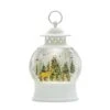 Melrose 11.5" LED Winter Scene With Deer Snow Globe Lantern 1 Melrose 11.5" LED Winter Scene With Deer Snow Globe Lantern -Holiday Glow D254922S 1