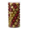 101ct. 2" Red & Gold Shatterproof Ball Ornaments 2 101ct. 2" Red & Gold Shatterproof Ball Ornaments -Holiday Glow D322174S 1