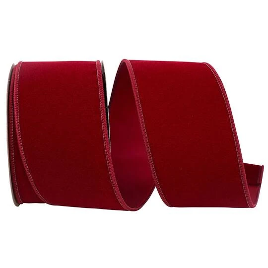 JAM Paper 2.5" X 10yd. Velvet & Satin Wired Ribbon 3 JAM Paper 2.5" X 10yd. Velvet & Satin Wired Ribbon