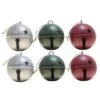 Haute Decor 6ct. 3.5" Assorted Jingle Bell Ornaments -Holiday Glow D348961S 1