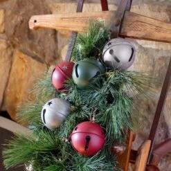 Haute Decor 6ct. 3.5" Assorted Jingle Bell Ornaments -Holiday Glow D348961S 2