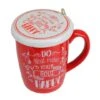 Northlight Red & White Soul Happy Mug & Ornament Gift Set -Holiday Glow D362196S 1