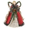 Santa's Workshop 16" Red Homespun Angel Tree Topper 2 Santa's Workshop 16" Red Homespun Angel Tree Topper -Holiday Glow D362252S 1