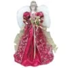 Santa's Workshop 16" Red Christmas Angel Tree Topper 2 Santa's Workshop 16" Red Christmas Angel Tree Topper -Holiday Glow D362298S 1