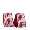 Reliant 2.5" X 10yd. Moose Snowdrift Wired Ribbon, 10yd. 1 Reliant 2.5" X 10yd. Moose Snowdrift Wired Ribbon, 10yd. -Holiday Glow D376712S 1