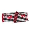 JAM Paper 4" X 5yd. Candy Cane Dupioni Wired Ribbon 1 JAM Paper 4" X 5yd. Candy Cane Dupioni Wired Ribbon -Holiday Glow D376947S 1