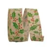 JAM Paper 2.5" X 50yd. X 50yd. Linen Wired Natural Holly Ribbon