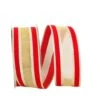Reliant 2.5" X 25yd. Spirit 2 Wired Ribbon Red 1 Reliant 2.5" X 25yd. Spirit 2 Wired Ribbon Red -Holiday Glow D377570S 1
