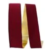 JAM Paper 2.5" X 100yd. Velvet Gold Back Ribbon Burgundy 1 JAM Paper 2.5" X 100yd. Velvet Gold Back Ribbon Burgundy -Holiday Glow D378163S 1