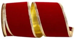 The Ribbon Roll 2.5" X 10yd. Velvet Wired Ribbon