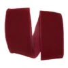 Reliant 4" X 50yd. Wired Velvet Ribbon Burgundy 2 Reliant 4" X 50yd. Wired Velvet Ribbon Burgundy -Holiday Glow D378309S 1