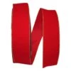 JAM Paper 2.5" X 50yd. Velvet Wired Value Ribbon Red/Gold 2 JAM Paper 2.5" X 50yd. Velvet Wired Value Ribbon Red/Gold -Holiday Glow D378322S 1