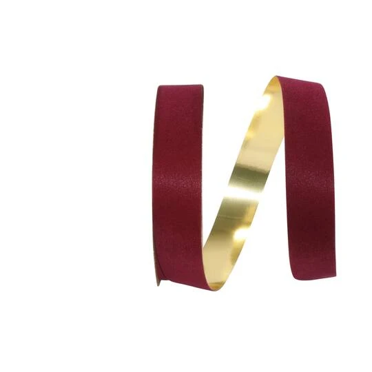 The Ribbon Roll 1.5" Glitter Veltex Gold-Backed Ribbon Burgundy 3 The Ribbon Roll 1.5" Glitter Veltex Gold-Backed Ribbon Burgundy