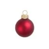 Whitehurst 28ct. 2" Matte Glass Ball Ornaments Red -Holiday Glow D384938S 1