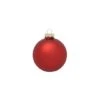 Whitehurst 8ct. 3.25" Matte Glass Ball Ornaments Red Matte -Holiday Glow D384941S 11