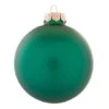 Whitehurst 40ct. 1.5" Matte Glass Christmas Ornaments Green -Holiday Glow D384949S 1
