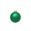 Whitehurst 12ct. 2.75" Matte Glass Ball Ornaments Green Matte -Holiday Glow D384952S 11