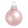 Whitehurst 6ct. 4" Matte Glass Ball Ornaments Baby Pink Matte 2 Whitehurst 6ct. 4" Matte Glass Ball Ornaments Baby Pink Matte -Holiday Glow D385019S 1
