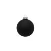 Whitehurst 8ct. 3.25" Matte Glass Ball Ornaments Black Matte -Holiday Glow D385031S 11