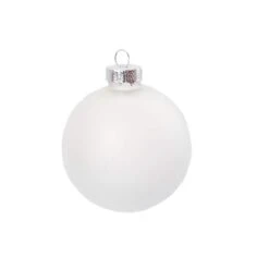 Whitehurst 40ct. 1.5" Frost Glass Ball Ornaments -Holiday Glow D385058S 1 1