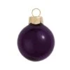 Whitehurst 12ct. 2.75" Shiny Glass Ball Ornaments Purple Shiny 1 Whitehurst 12ct. 2.75" Shiny Glass Ball Ornaments Purple Shiny -Holiday Glow D385088S 1