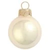 Whitehurst 6ct. 4" Pearl Glass Ball Ornaments Champagne Pearl