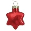 Whitehurst 56ct. 2" Shiny Red Glass Star Ornaments -Holiday Glow D385167S 1