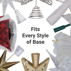 Village Lighting Christmas Tree Topper Holder 17 Village Lighting Christmas Tree Topper Holder -Holiday Glow D403170S 12