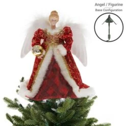 Village Lighting Christmas Tree Topper Holder 22 Village Lighting Christmas Tree Topper Holder -Holiday Glow D403170S 17