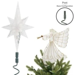 Village Lighting Christmas Tree Topper Holder 25 Village Lighting Christmas Tree Topper Holder -Holiday Glow D403170S 20