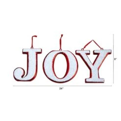8.5" Joy Holiday Deluxe Shatterproof Ornament Set -Holiday Glow D479029S 2