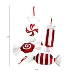 4ct. 12" Shatterproof Jumbo Candy Cane Christmas Ornaments -Holiday Glow D479030S 2