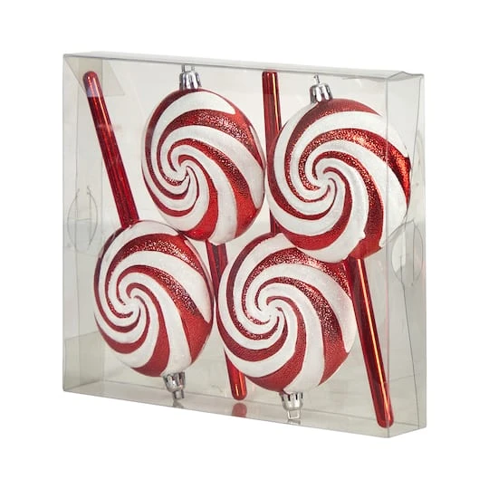 4ct. 7" Shatterproof Christmas Candy Cane Deluxe Ornaments 8 4ct. 7" Shatterproof Christmas Candy Cane Deluxe Ornaments - Image 6