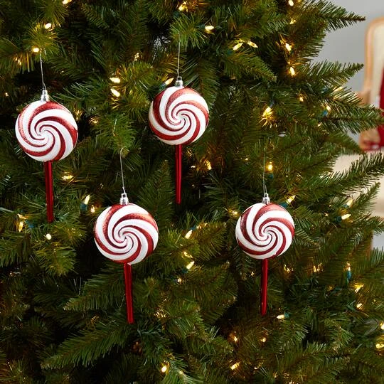 4ct. 7" Shatterproof Christmas Candy Cane Deluxe Ornaments 9 4ct. 7" Shatterproof Christmas Candy Cane Deluxe Ornaments - Image 7