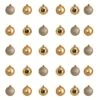 30ct. 2.5" Gold Shatterproof Christmas Ornaments 2 30ct. 2.5" Gold Shatterproof Christmas Ornaments -Holiday Glow D479037S 1