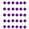 30ct. 2.5" Purple Shatterproof Christmas Ornaments -Holiday Glow D479042S 1