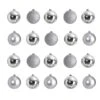 20ct. 3" Silver Shatterproof Christmas Ornaments 1 20ct. 3" Silver Shatterproof Christmas Ornaments -Holiday Glow D479050S 1