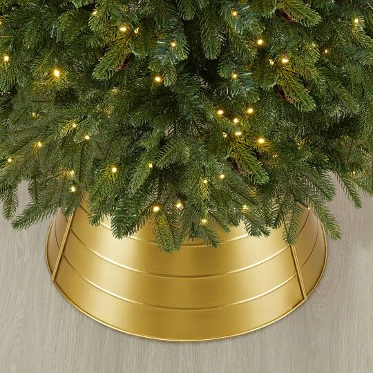Glitzhome® 26" Metal Tree Collar Gold 8 Glitzhome® 26" Metal Tree Collar Gold - Image 6