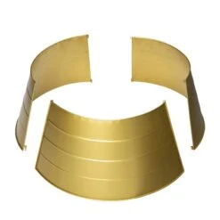 Glitzhome® 26" Metal Tree Collar Gold 18 Glitzhome® 26" Metal Tree Collar Gold -Holiday Glow D479558S 7