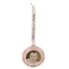 Northlight Pink & Silver Baby's First Christmas Crystal Embellished Photo Ornament -Holiday Glow D491066S 1