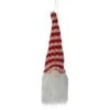 Northlight 8" Red & White Knit Gnome Head LED Ornament -Holiday Glow D491068S 1