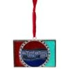 Northlight 3" Red & Blue Pepsi Globe Logo European Crystal Christmas Ornament -Holiday Glow D491083S 1