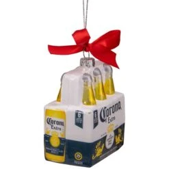 Northlight 6ct. 3.5" Red, White & Yellow Corona Six Pack Glass Christmas Ornaments 8 Northlight 6ct. 3.5" Red, White & Yellow Corona Six Pack Glass Christmas Ornaments -Holiday Glow D491084S 2