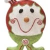 Northlight 9" Glittered Red & Green Shatterproof Gingerbread Boy Christmas Ornament -Holiday Glow D491093S 1