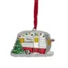 Northlight Silver Plated Camper Crystal Embellished Ornament -Holiday Glow D491105S 1