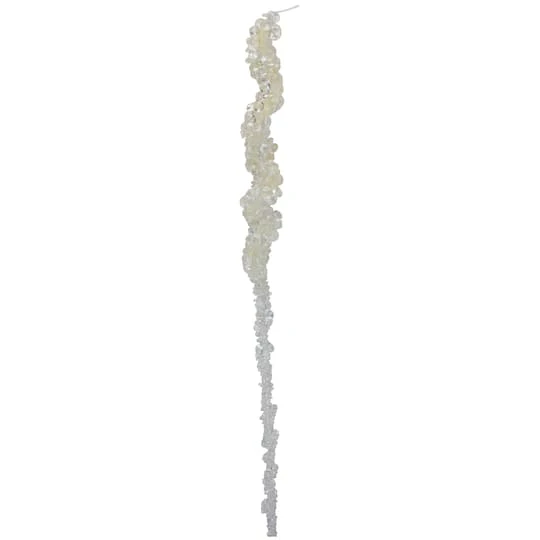 Northlight 18.5" Clear Contemporary Dangling Icicle Ornament 4 Northlight 18.5" Clear Contemporary Dangling Icicle Ornament - Image 2