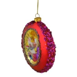 Northlight 4" Three Wise Men Sequin Glass Disc Ornament -Holiday Glow D491119S 2