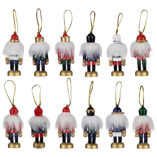 Northlight 12ct. 3.25" Multicolor Nutcracker Wood Ornaments 7 Northlight 12ct. 3.25" Multicolor Nutcracker Wood Ornaments - Image 5